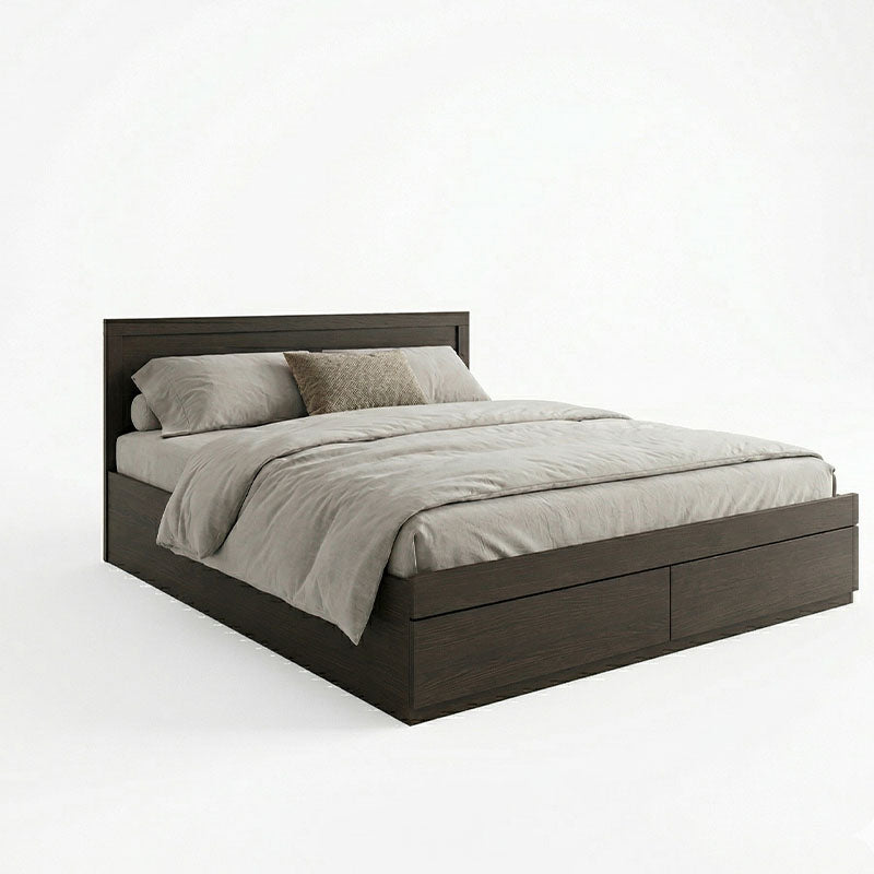Bed Olympus with drawer in wenge color 160x200cm