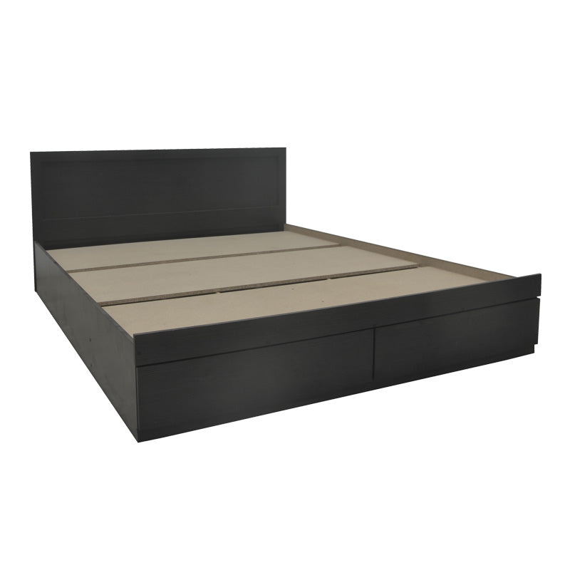 Bed Olympus with drawer in wenge color 160x200cm