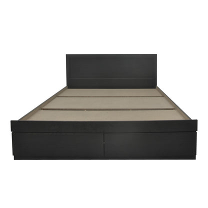 Bed Olympus with drawer in wenge color 160x200cm