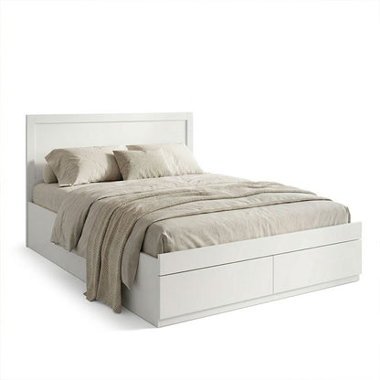 Bed Olympus with drawer in white color 140x200cm