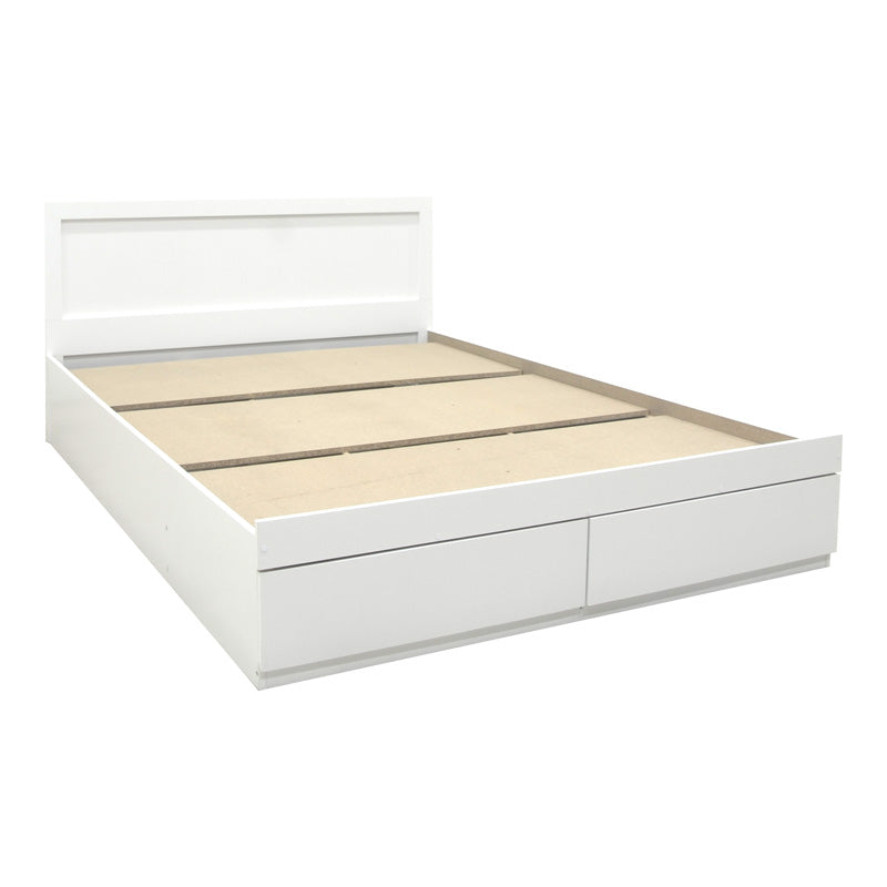 Bed Olympus with drawer in white color 140x200cm