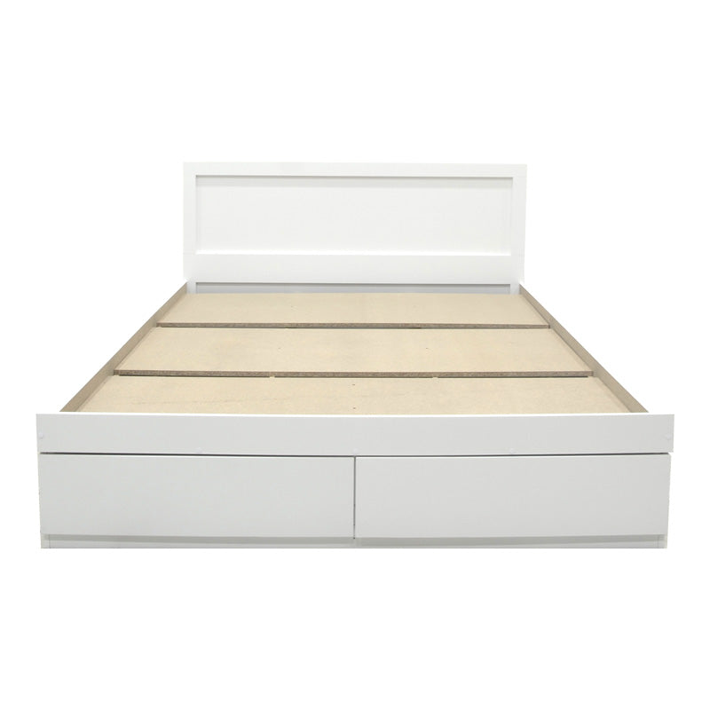 Bed Olympus with drawer in white color 140x200cm