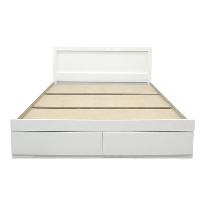 Bed Olympus with drawer in white color 140x200cm