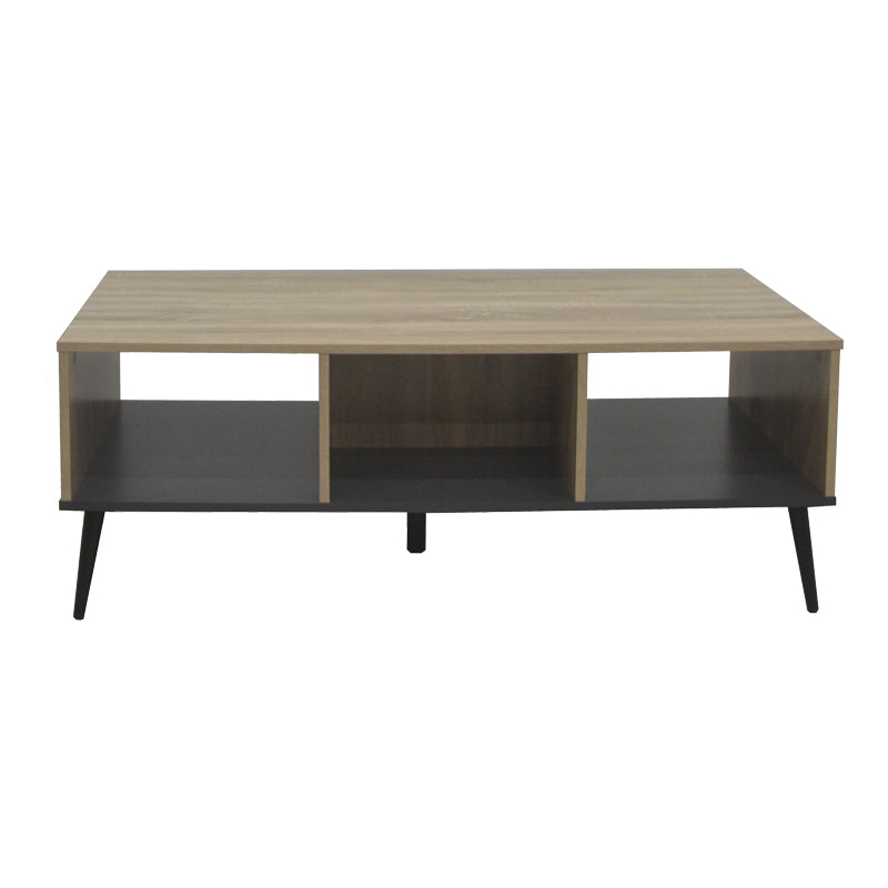 Coffee table Zezan pakoworld in sonoma-dark grey color 121x60x44.5cm