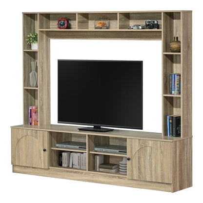 Tv set Ambera sonoma color 200x40x171.5cm