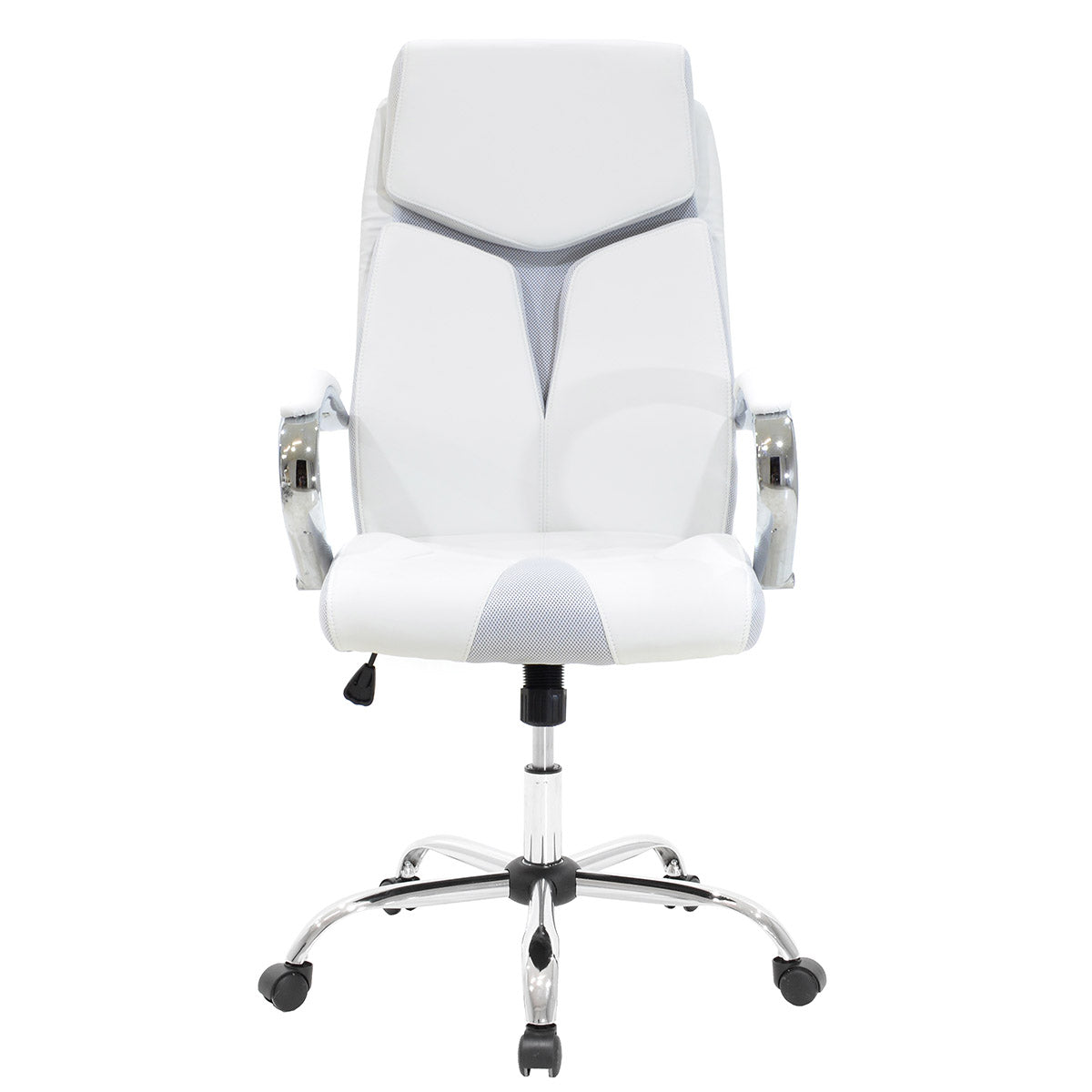 Manager office chair Shark pakoworld with PU white-grey colour