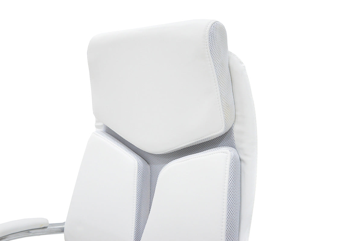 Manager office chair Shark pakoworld with PU white-grey colour