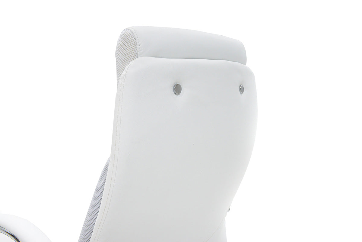 Manager office chair Shark pakoworld with PU white-grey colour