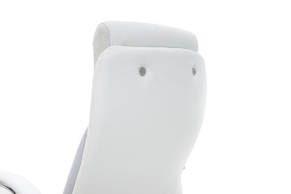 Manager office chair Shark pakoworld with PU white-grey colour