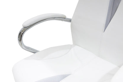 Manager office chair Shark pakoworld with PU white-grey colour