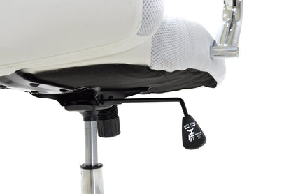 Manager office chair Shark pakoworld with PU white-grey colour