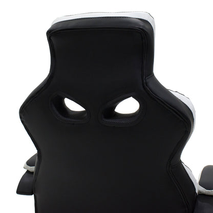 Manager office chair Garmin-Bucket pakoworld PU in black-White colour