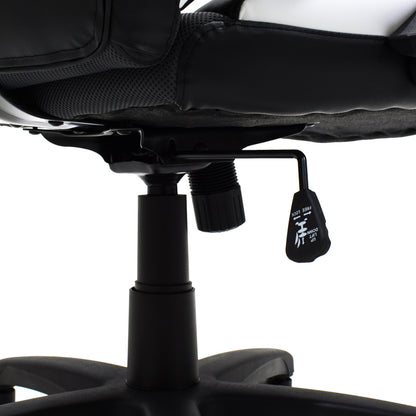 Manager office chair Garmin-Bucket pakoworld PU in black-White colour