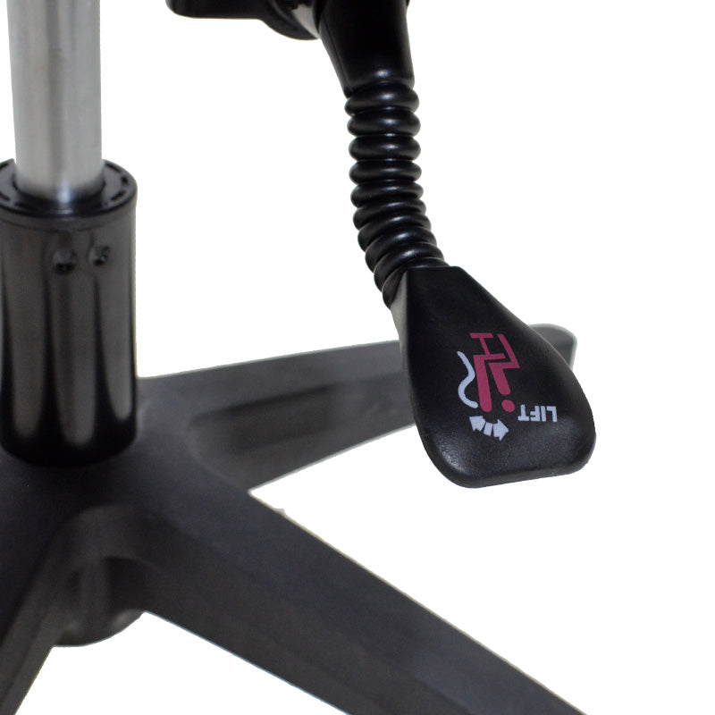 Manager office chair Momentum Bucket pakoworld with black mesh fabric and black pu