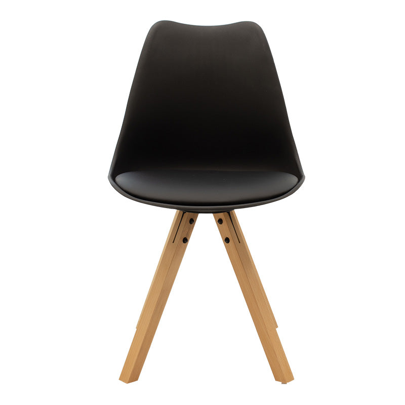 Chair Caron pakoworld PP black-natural leg