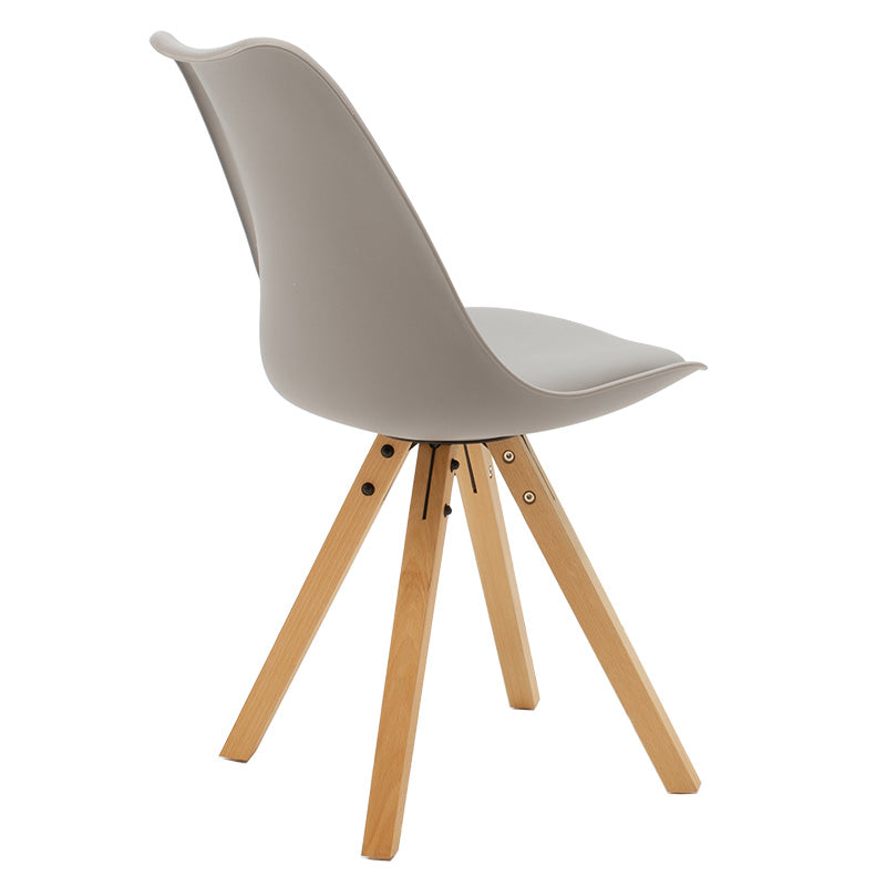 Chair Caron pakoworld PP grey-natural leg