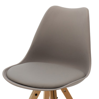 Chair Caron pakoworld PP grey-natural leg