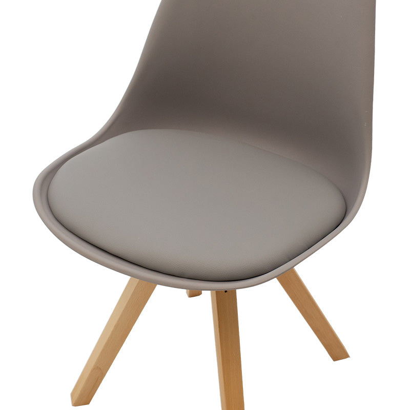 Chair Caron pakoworld PP grey-natural leg