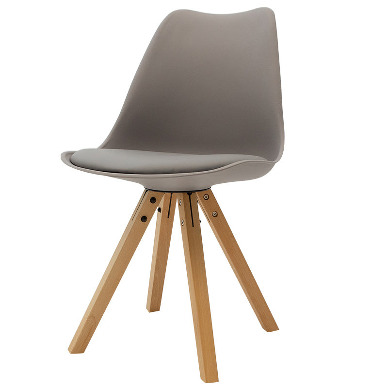 Chair Caron pakoworld PP grey-natural leg