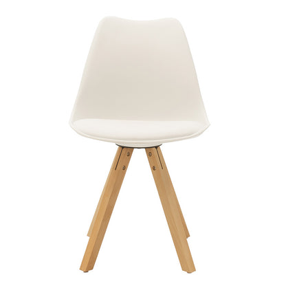 Caron chair pakoworld PP white-natural leg