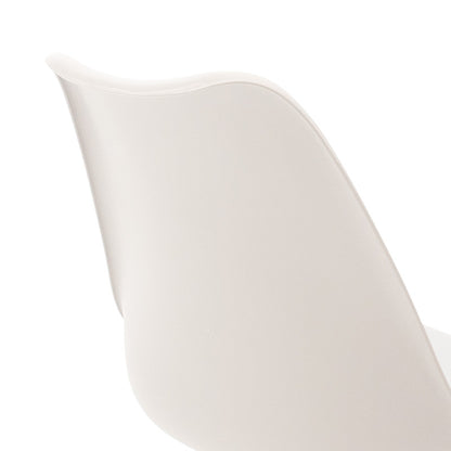 Caron chair pakoworld PP white-natural leg