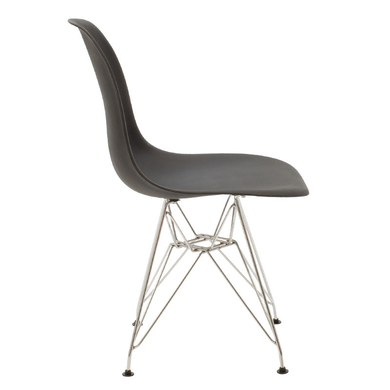 Chair Adelle pakoworld PP black-inox leg