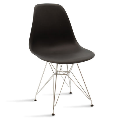 Chair Adelle pakoworld PP black-inox leg