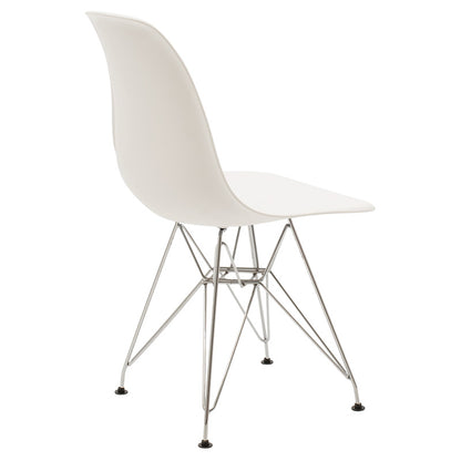 Chair Adelle pakoworld PP white-inox leg