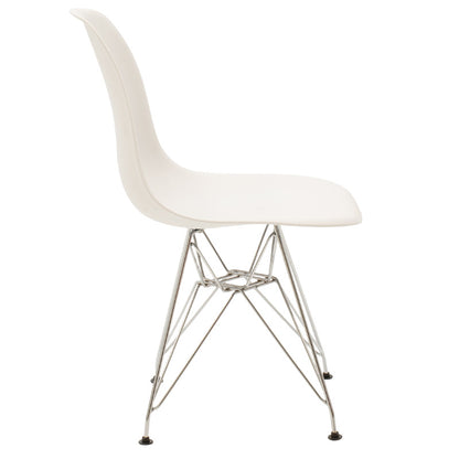 Chair Adelle pakoworld PP white-inox leg