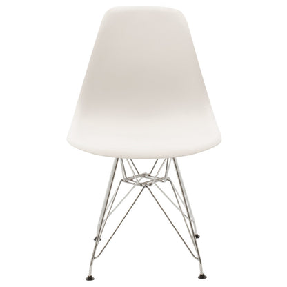 Chair Adelle pakoworld PP white-inox leg