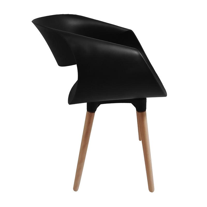 Armchair Aura pakoworld PP black-natural leg