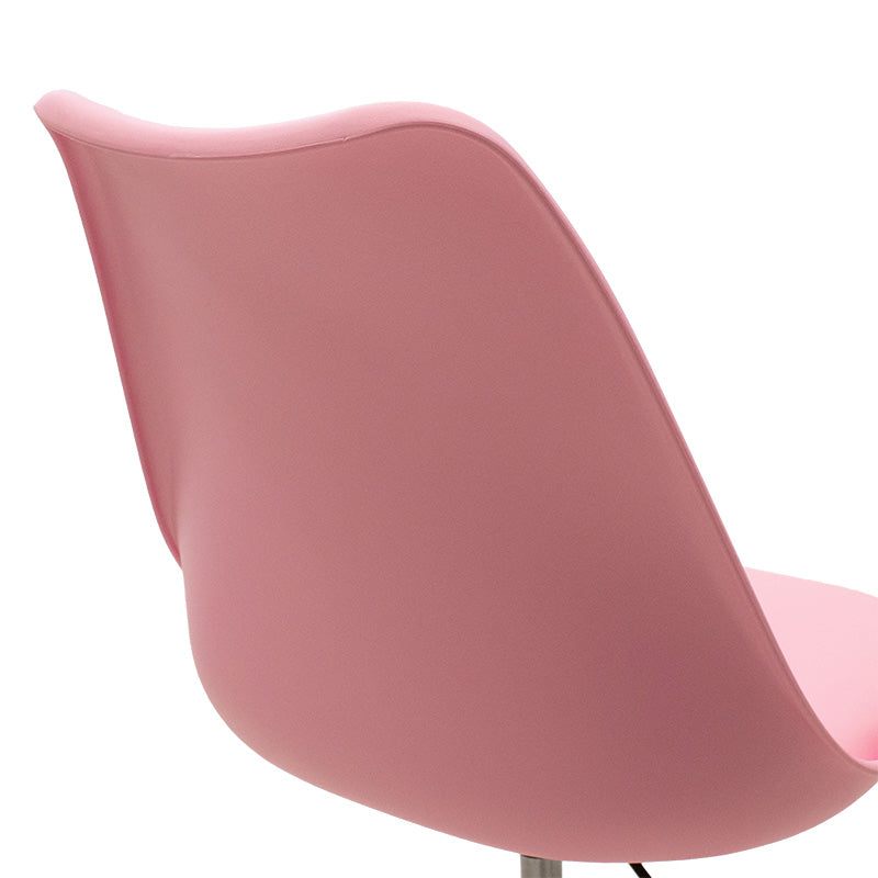 Office chair Gaston II pakoworld pp- pu in pink color