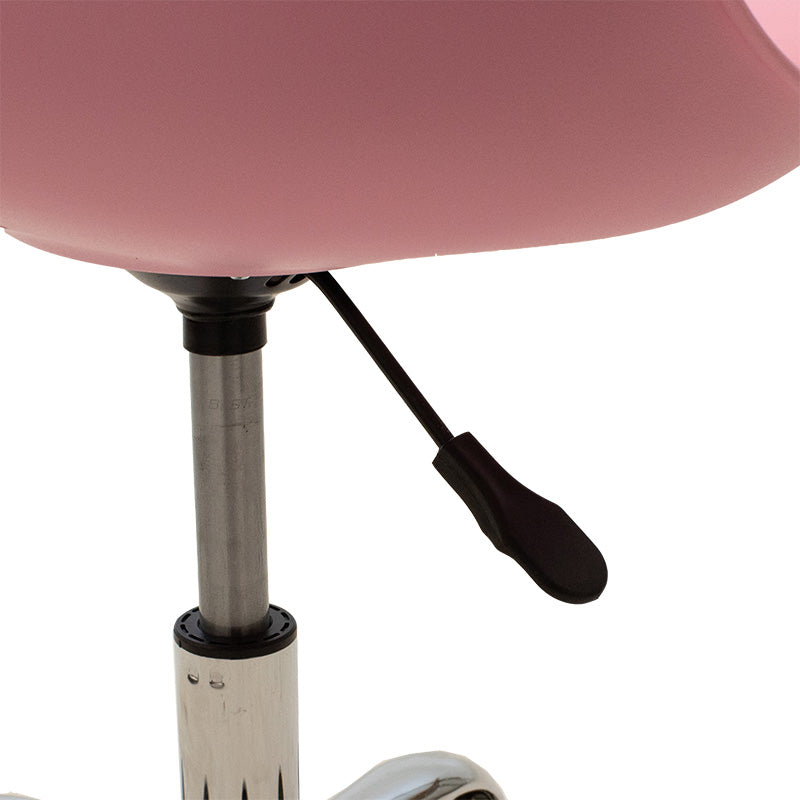 Office chair Gaston II pakoworld pp- pu in pink color