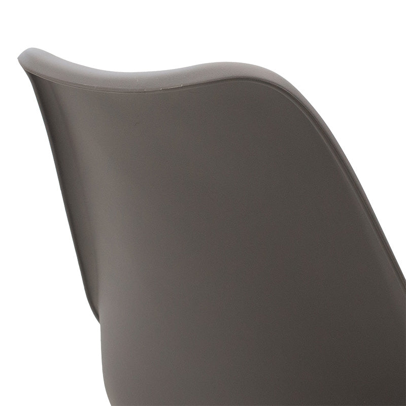 Office chair Gaston II pakoworld PP-PU grey