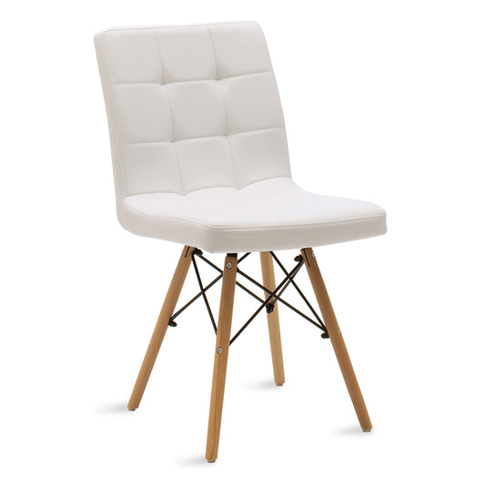 Chair Cian II pakoworld PU white-oak leg