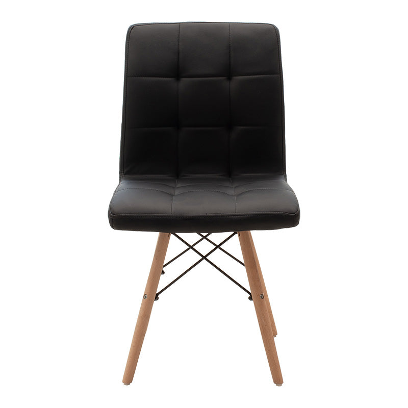 Chair Cian II pakoworld PU black legs in oak color