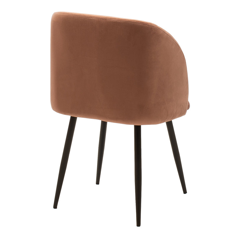 Armchair Oasis pakoworld velvet rotten apple - black legs