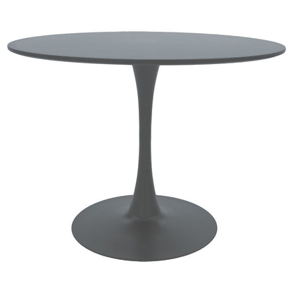 Dining table Balou pakoworld MDF dark grey matte D100x75cm