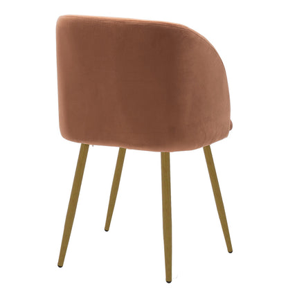 Armchair Oasis pakoworld velvet rotten apple-natural legs