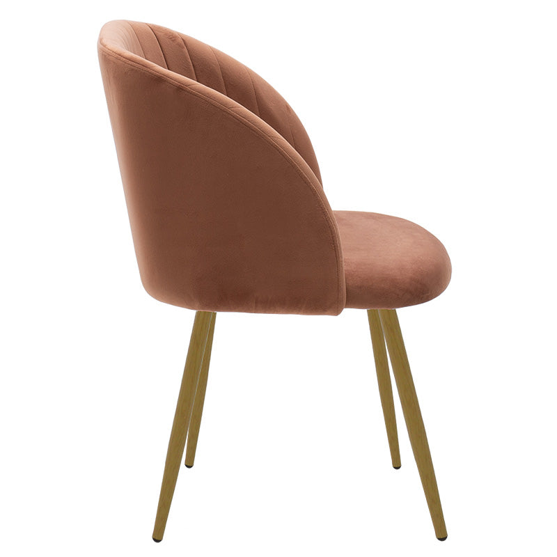 Armchair Oasis pakoworld velvet rotten apple-natural legs