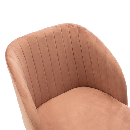 Armchair Oasis pakoworld velvet rotten apple-natural legs