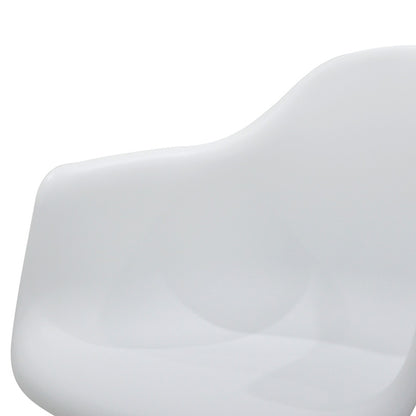 Propylene armchair Julita pakoworld white - oak