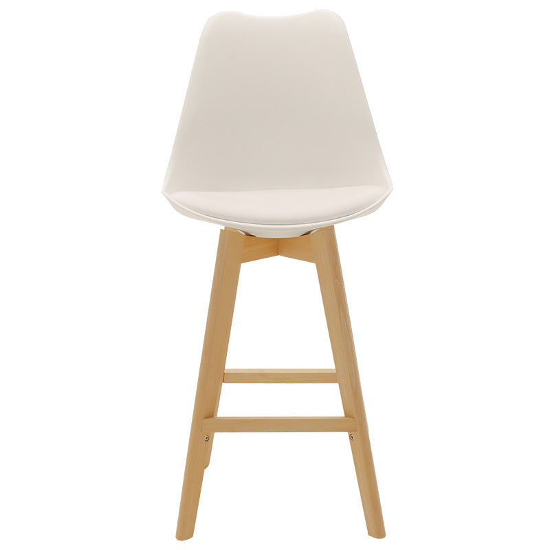 Bar stool Gaston pakoworld PP-PU white