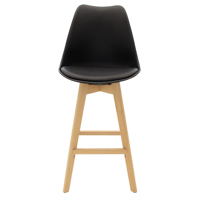 Bar stool Gaston pakoworld PP-PU black