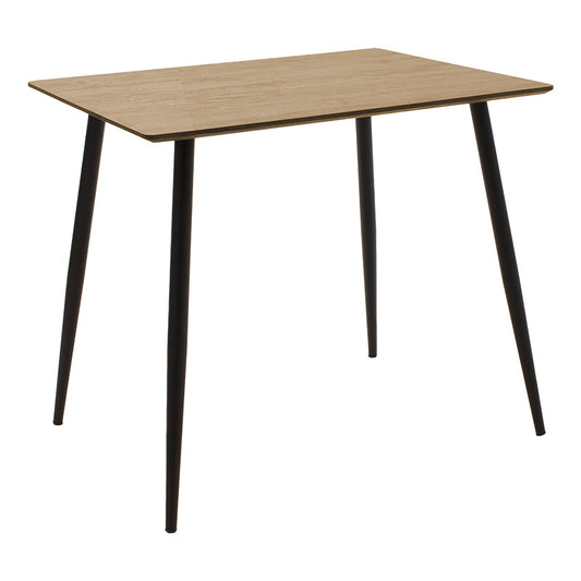 Dining table Cuba pakoworld MDF color sonoma-black 70x70x75cm