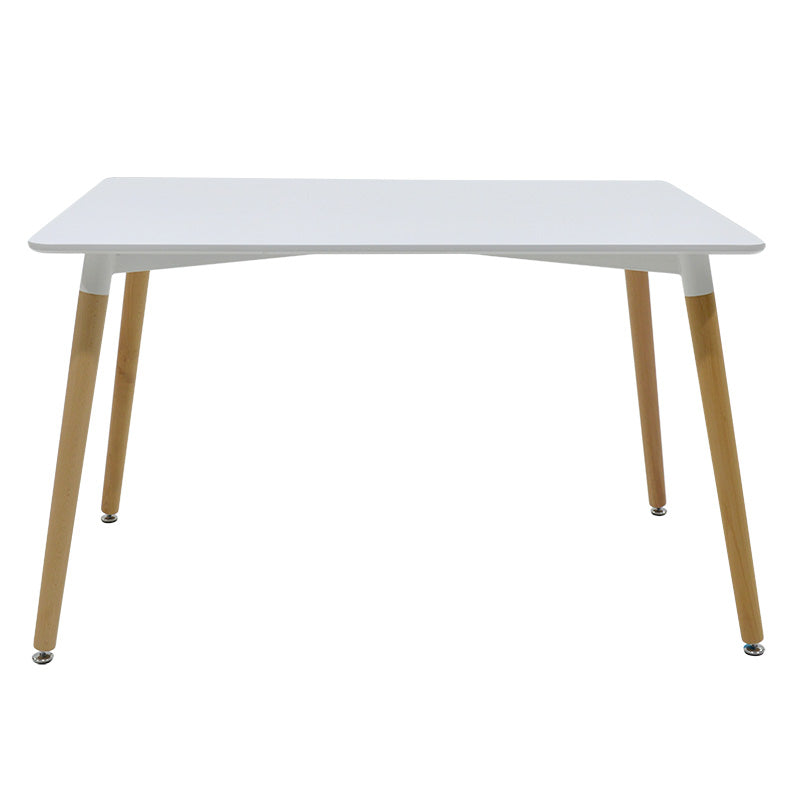 Dining table Natali MDF top white 150x80x75cm