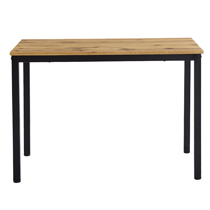 Dining table Witte pakoworld MDF/Metal in sonoma color with black leg 110x70x76cm