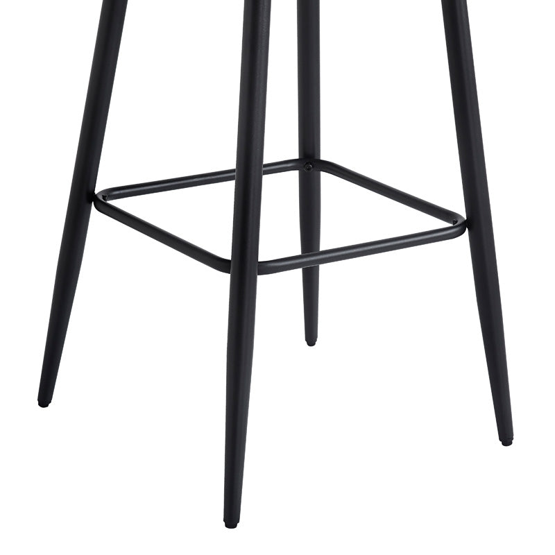 Bar stool Velva pakoworld velvet in rotten apple color 49x63x113cm