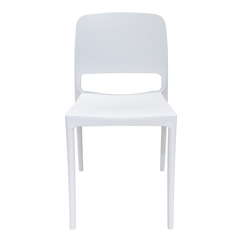 Chair Fenxy pakoworld pp in white color 38x42x77cm