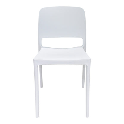 Chair Fenxy pakoworld pp in white color 38x42x77cm
